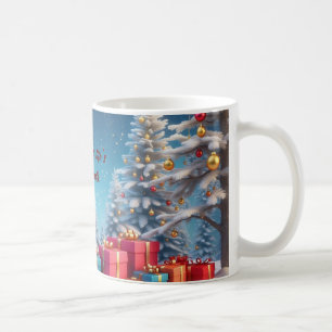 Mug Noël hiver blanc neige