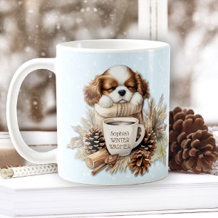 Mug Noël Hiver Cavalier King Charles Chien Chien Chien