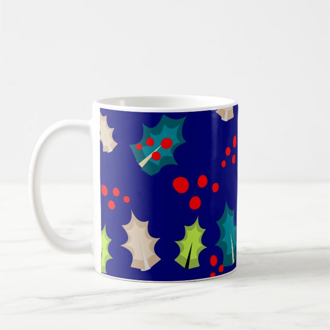 Mug Noël Holly et Berries (Gauche)