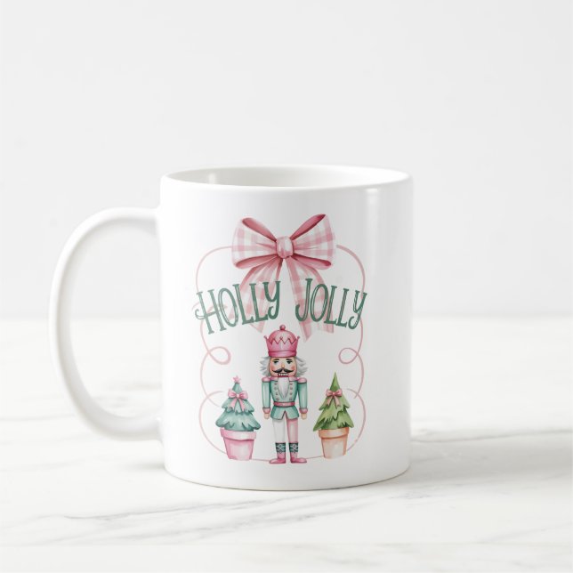 Mug Noël Holly Jolly Casse-Noisette Coquette Prépa (Gauche)