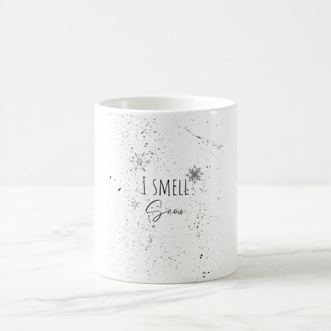 Mug Noël, je sens la neige (Centre)