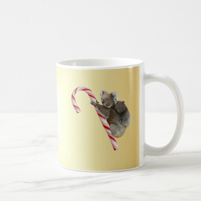 Mug Noël Koalas en Sucre de canne (Droite)