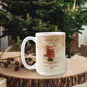 Mug Noël Kraft Maison de Campagne Rustique Vintage