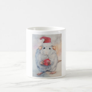 Mug Noël, la belle Muis à arbre de Noël rouge