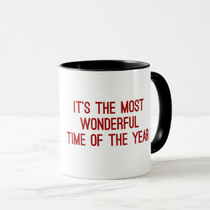 MUG NOËL LE TEMPS LE PLUS MERVEILLEUX DE L'ANNÉE
