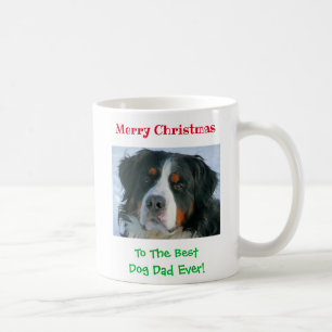 Mug Noël Meilleur Chien Papa Jamais Pet Photo
