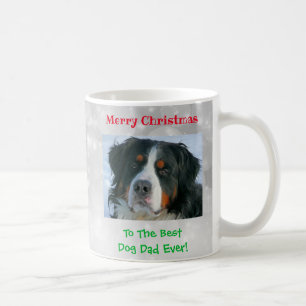 Mug Noël Meilleur Chien Papa Jamais Pet Photo