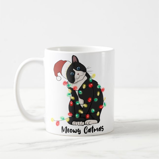 Mug Noël Meowy (Gauche)