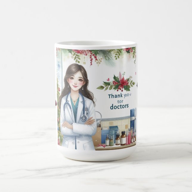 Mug Noël merci aux médecins (Centre)