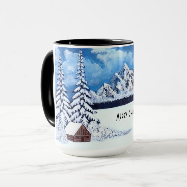 Mug Noël Merveille Hivernale (Devant gauche)