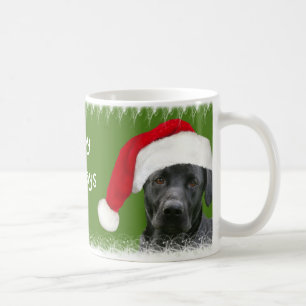 Mug Noël noir de laboratoire