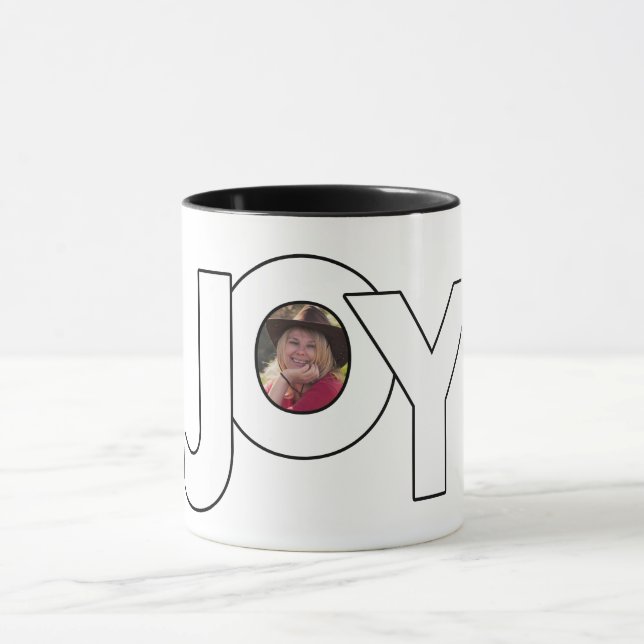 Mug Noël noir et blanc (Centre)