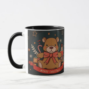 Mug Noël ours en peluche