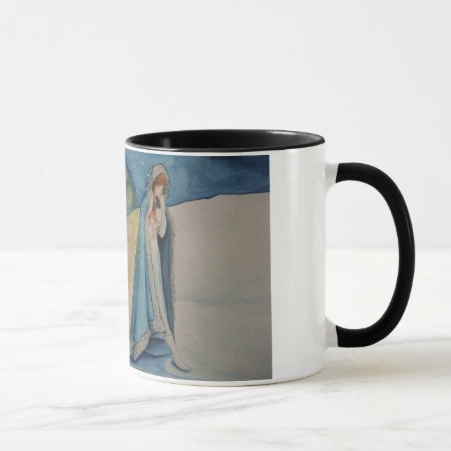 Mug Noël par la lumière de lanterne (Droite)