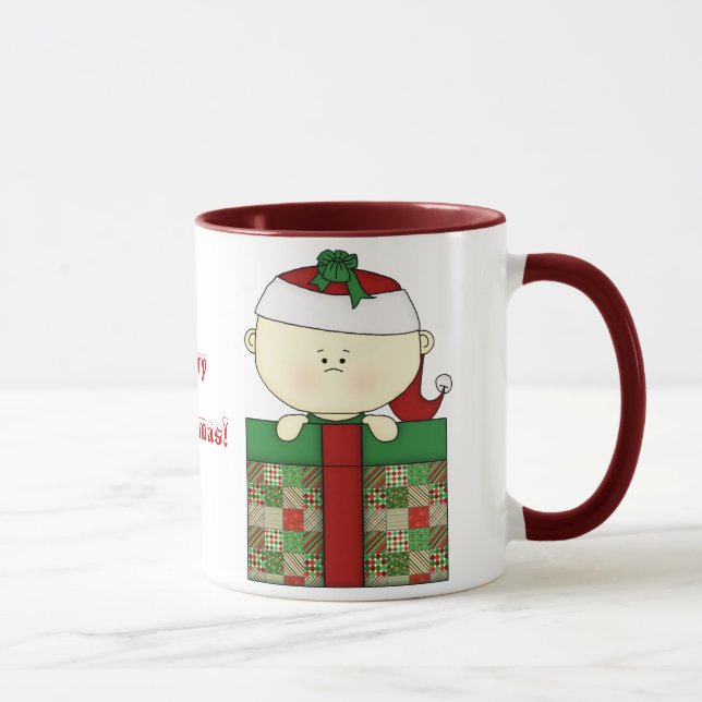 Mug Noël Père Noël Baby-Red (Droite)