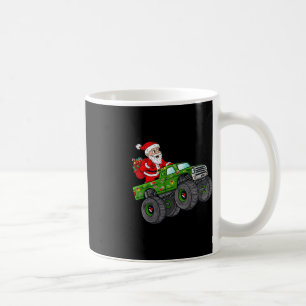 Mug Noël Père Noël équitation dans Monster Truck Boys