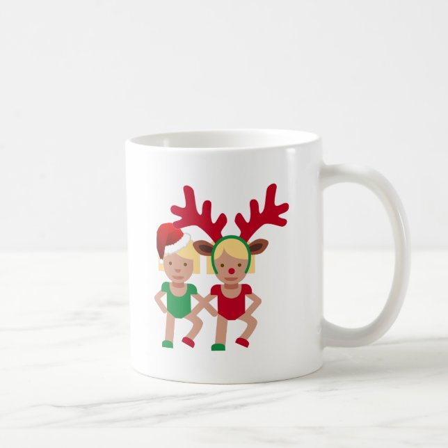 Mug noël père Noël jumeaux émoji (Droite)
