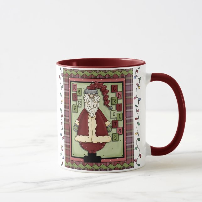 Mug Noël Père Noël Musique de Noël (Droite)