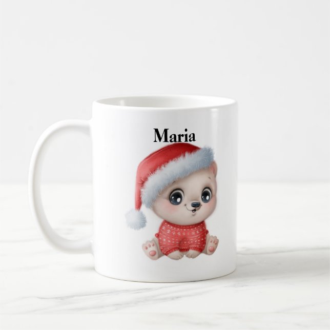 Mug Noël personnalisé pour enfants (Gauche)
