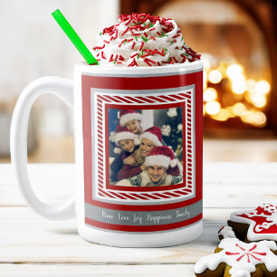 Mug Noël photo personnalisée
