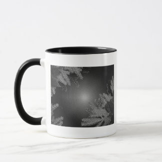 Mug Noël Poinsettia Noir Et Gris I
