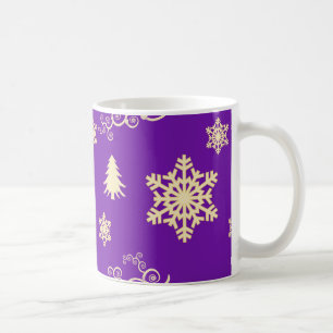Mug Noël pourpre