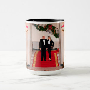 Mug Noël Président Donald Trump & Melania MAGA
