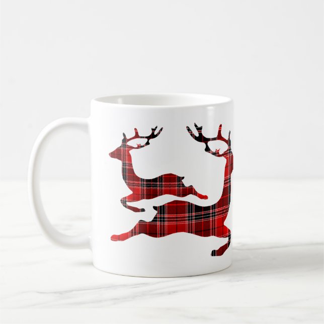 Mug Noël Red Reindeer vacances (Gauche)