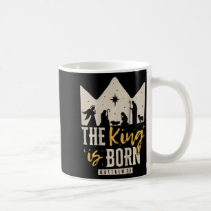 Mug Noël Religieux Rétro Le Roi Est Né Christi