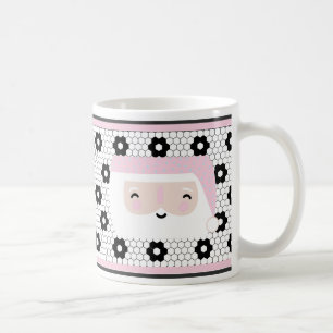 Mug Noël rose rétro