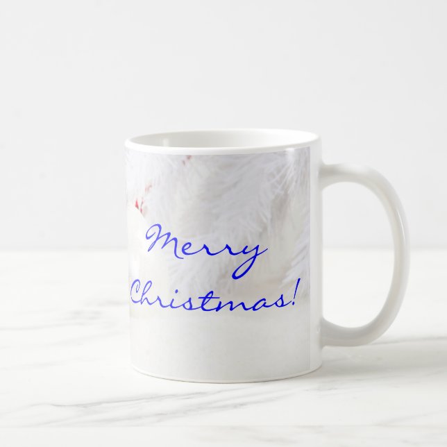 Mug Noël Rouge et blanc Joyeux Noël II (Droite)