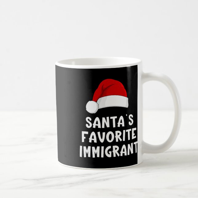 Mug Noël Santa's Immigrant préféré Funny Xmas Pa (Droite)