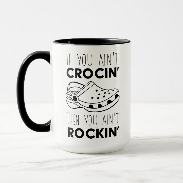 Mug Noël, si tu n'es pas croisé, tu n'es pas Rockins (Gauche)