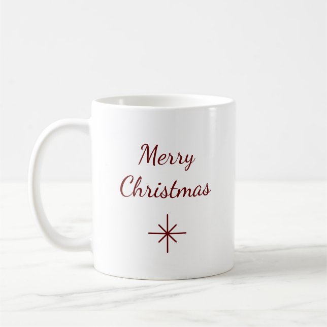 Mug Noël simple classique (Gauche)