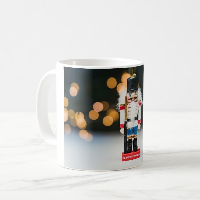 Mug Noël SlipperyJoe nutcracker figurine ornement (Devant gauche)