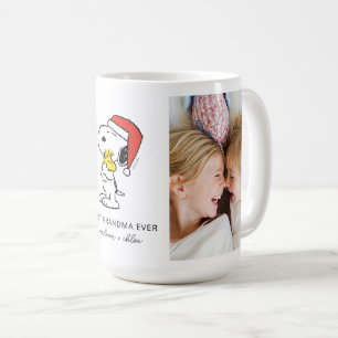 Mug Noël Snoopy & Woodstock   Meilleure photo grand-mè
