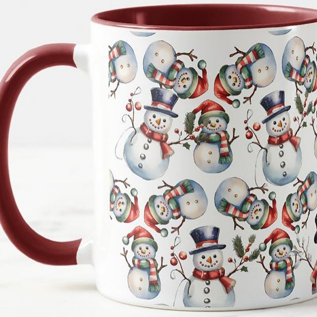 Mug Noël Snowmen (Créateur téléchargé)