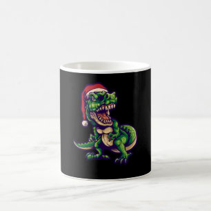 Mug Noël T-rex Dinosaur   Design de dinosaure