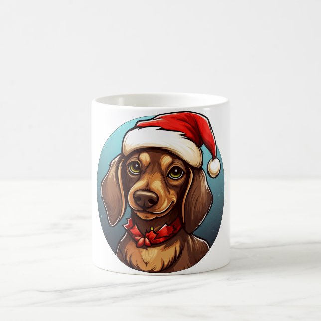 Mug Noël teckel (Centre)
