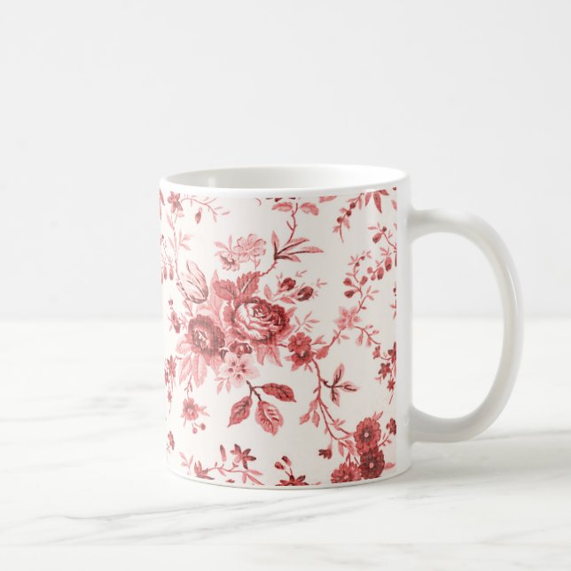 Mug Noël Toile minable rouge (Droite)