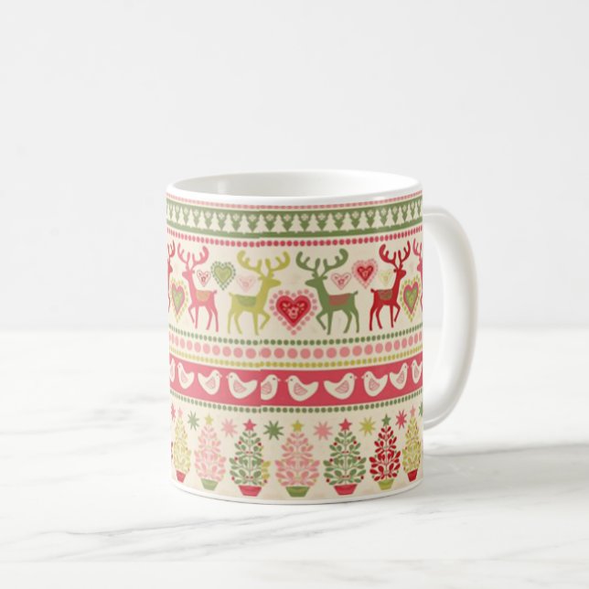 Mug Noël Très Vintage (Devant droit)