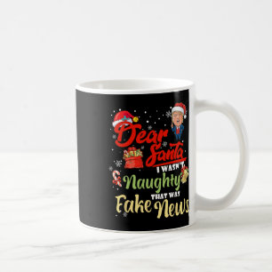 Mug Noël Trump Cher Père Noël Faux News Drôle Noël Moi