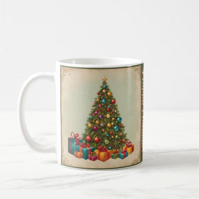 Mug Noël vintage (Gauche)