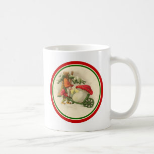 Mug Noël vintage Elf avec le champignon