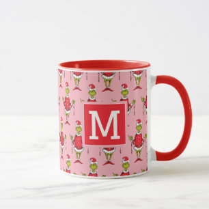 Mug Noël vintage Grinch   Ajoutez votre monogramme