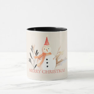 Mug Noël vintage Holiday Snowman