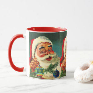 Mug Noël Vintage, Jolly Retro 50's Père Noël
