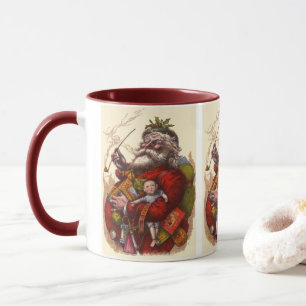 Mug Noël Vintage, Jouets de tuyaux du Père Noël victor