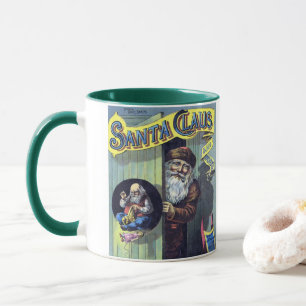 Mug Noël vintage, le Père Noël et son oeuvre