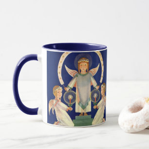Mug Noël Vintage, Père Noël scandinave Lucia Angels